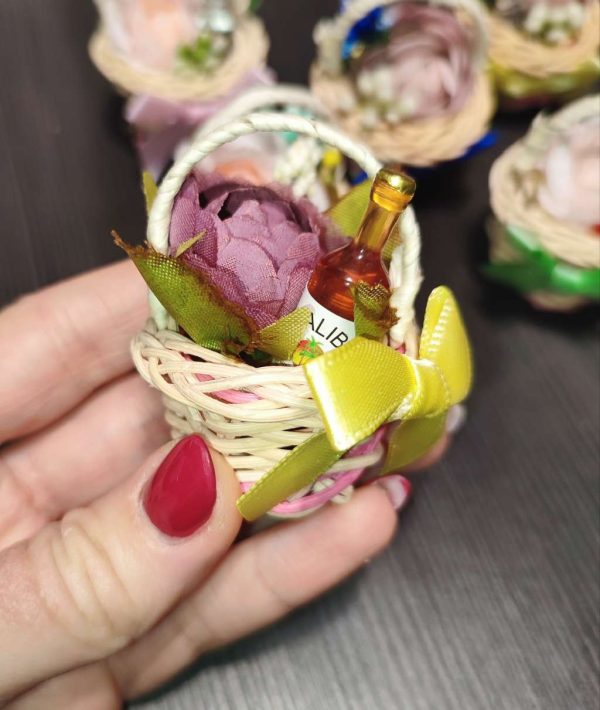 Мини цветни кошнички