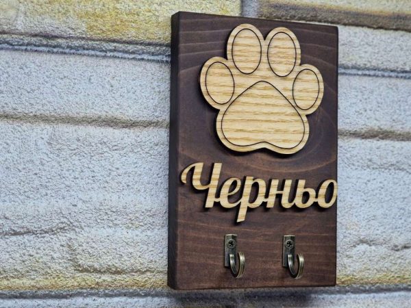 Персонализиран 3D държач за каишка повод на куче котка домашен любимец