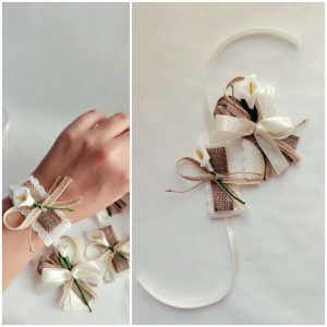 Шаферски гривни / сватбени бутониери