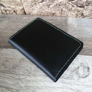 Картхолдър малък портфейл от естествена кожа ръчно изработен!