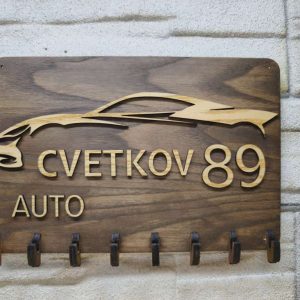 🌟Автосервиз закачалка за ключове с вашето лого или текст