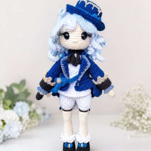 💙 Ръчно плетена амигуруми Furina от Genshin Impact 💙