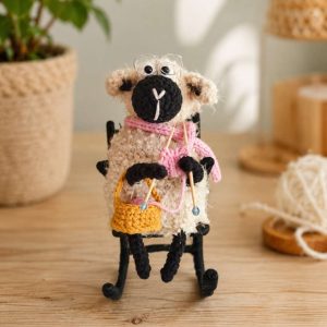 🐑🧶 Ръчно плетена амигуруми овчица 💕 🐑🧶 Ръчно плетена амигуруми овчица 💕