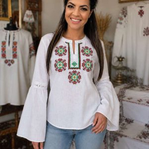 Дамска блуза с българска шевица "Виделина"