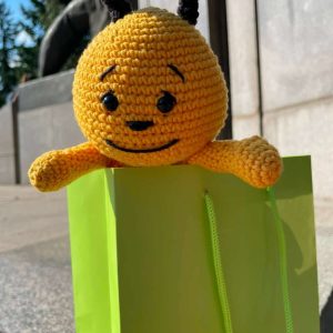 Ръчно плетена пчеличка – сладък подарък 🐝💛
