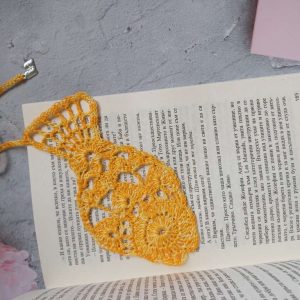 Книгоразделител Ръчно изплетена рибка Зодия Риби