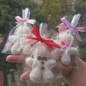 Коледен подаръчен комплект соеви свещи „Merry Christmas“