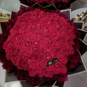 вечен букет от 101 рози