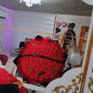 вечен букет от 101 рози