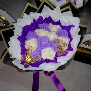 вечен букет от 12 рози