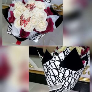 вечен букет от 12 рози