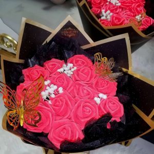 вечен букет от 12 рози