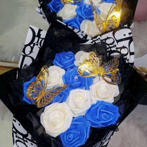 вечен букет от 12 рози