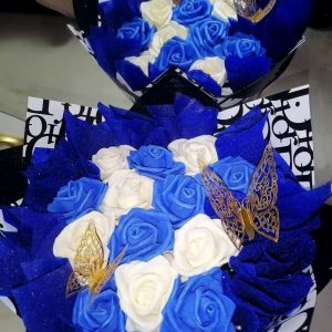 вечен букет от 12 рози