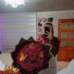 вечен букет от 51 рози