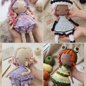 Ръчно плетени амигуруми кукли